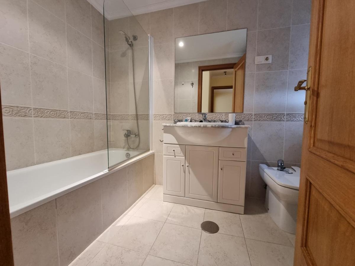 Duplex En 1ª Linea De Playa Apartment Foz Bagian luar foto