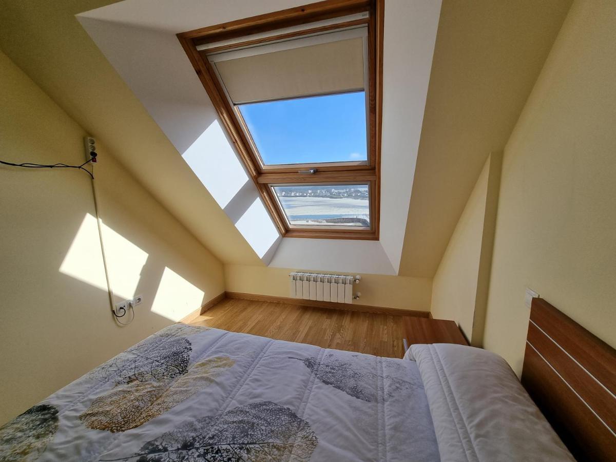 Duplex En 1ª Linea De Playa Apartment Foz Bagian luar foto