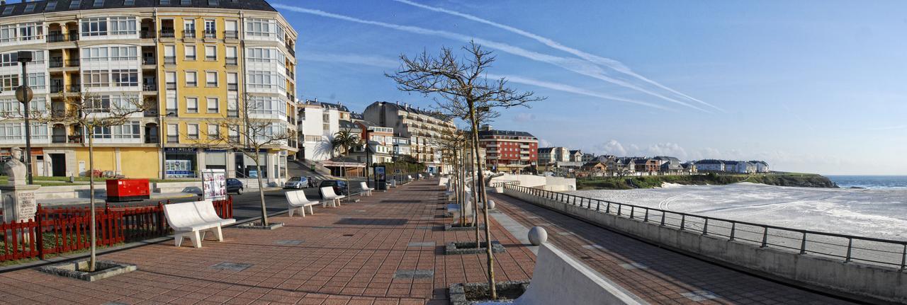 Duplex En 1ª Linea De Playa Apartment Foz Bagian luar foto